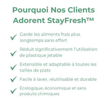 Couvercles Réutilisables pour Aliments (100 pièces)